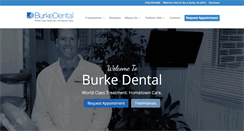 Desktop Screenshot of burkedental.com